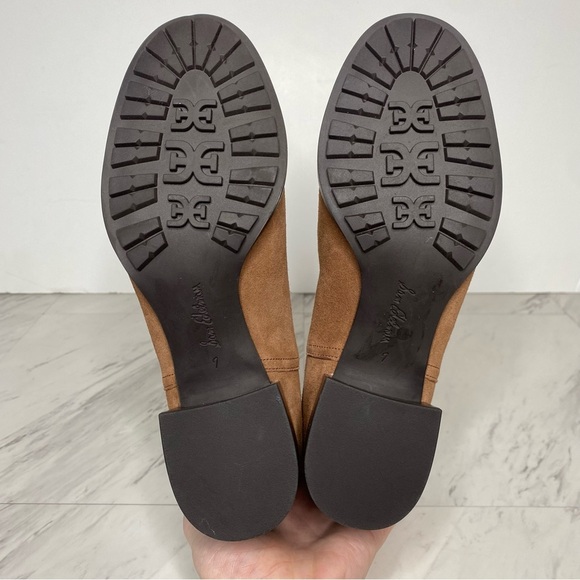 New! Sam Edelman Kaiti Brown Suede Heeled Bootie 7M - Picture 15 of 16